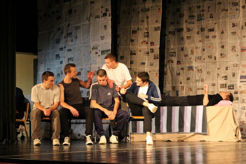 23.07.2018. Vedran Borovčanin drugi s lijeva u predstavi Sivi dom