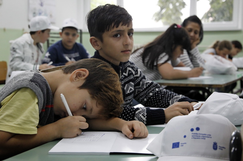 Bela Palanka Skola migrants 5