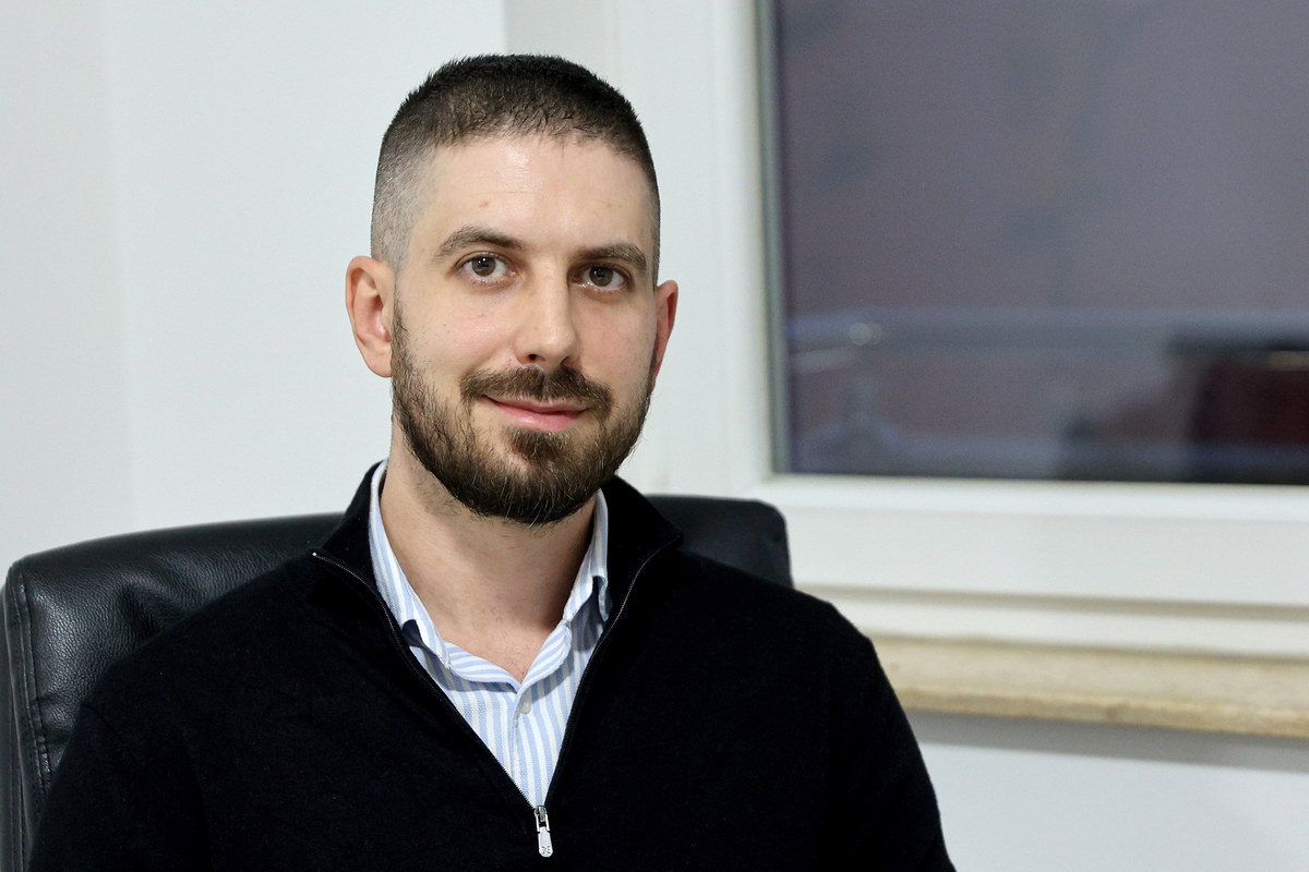 Mirza Ramusović, from Novi Pazar, a candidate for member of parliament representing a student list