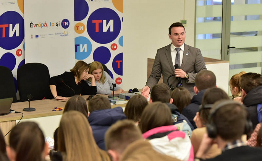 Predavanjem na fakultetu u Bujanovcu obelezen pocetak  kampanje „Evropa to si ti“