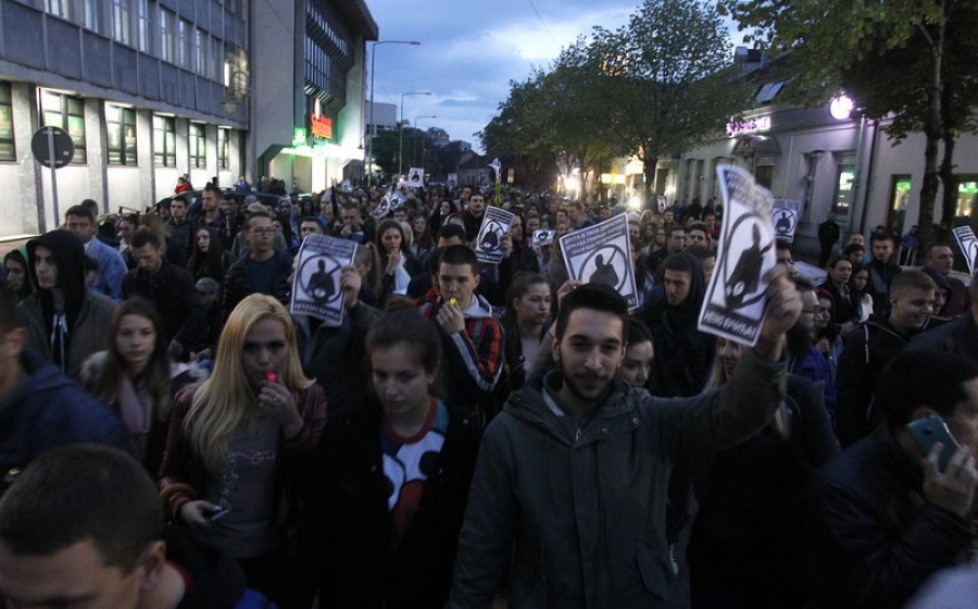 Protest studenata u Nišu: "Nećemo sendviče, hoćemo promene"