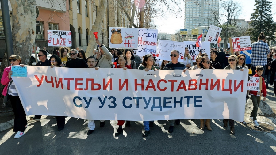 Protesti prosvetnih radnika: Velika vaspitna lekcija