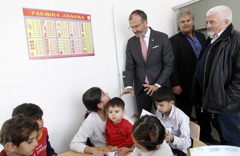Bosilegrad otvaranje centra migranti 3