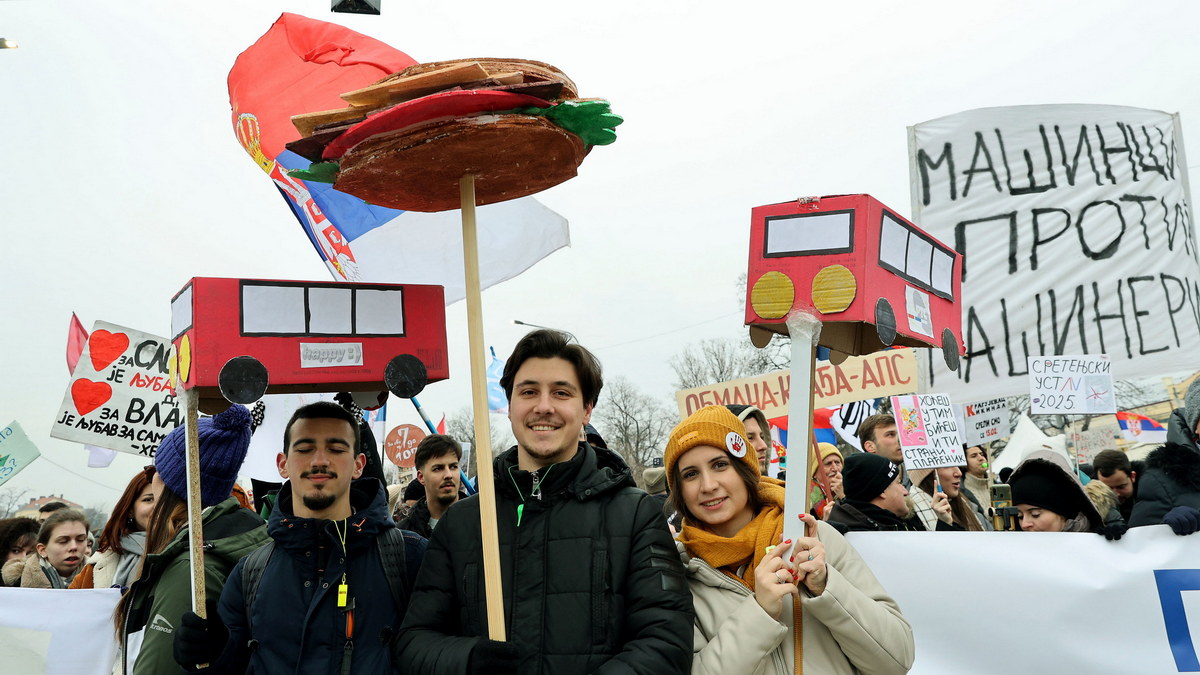 Protest studenti sretenje Kragujevac 06