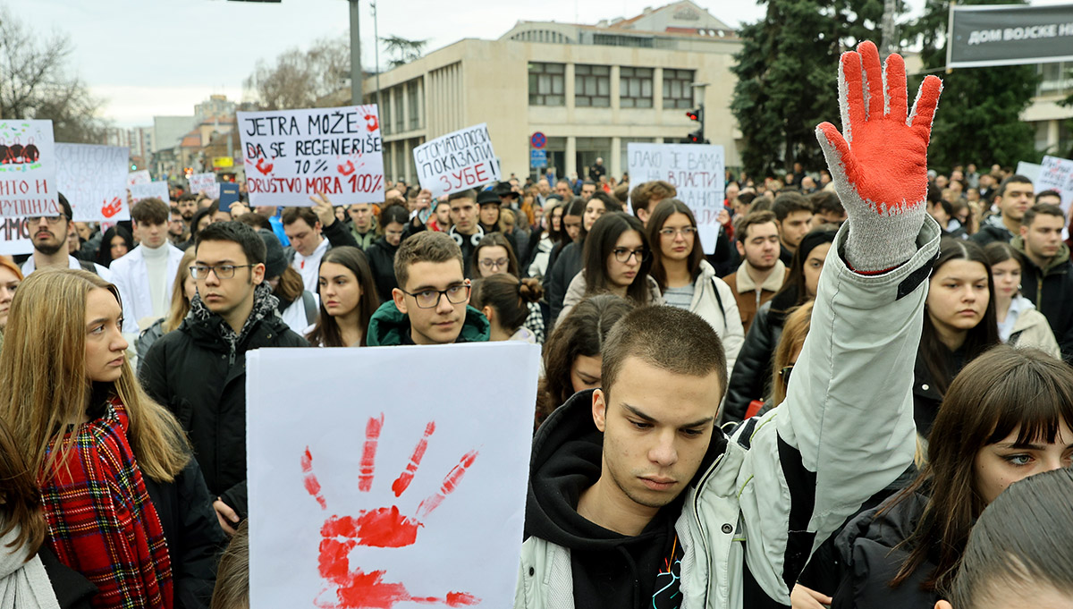 Protest studenti 22 12 3